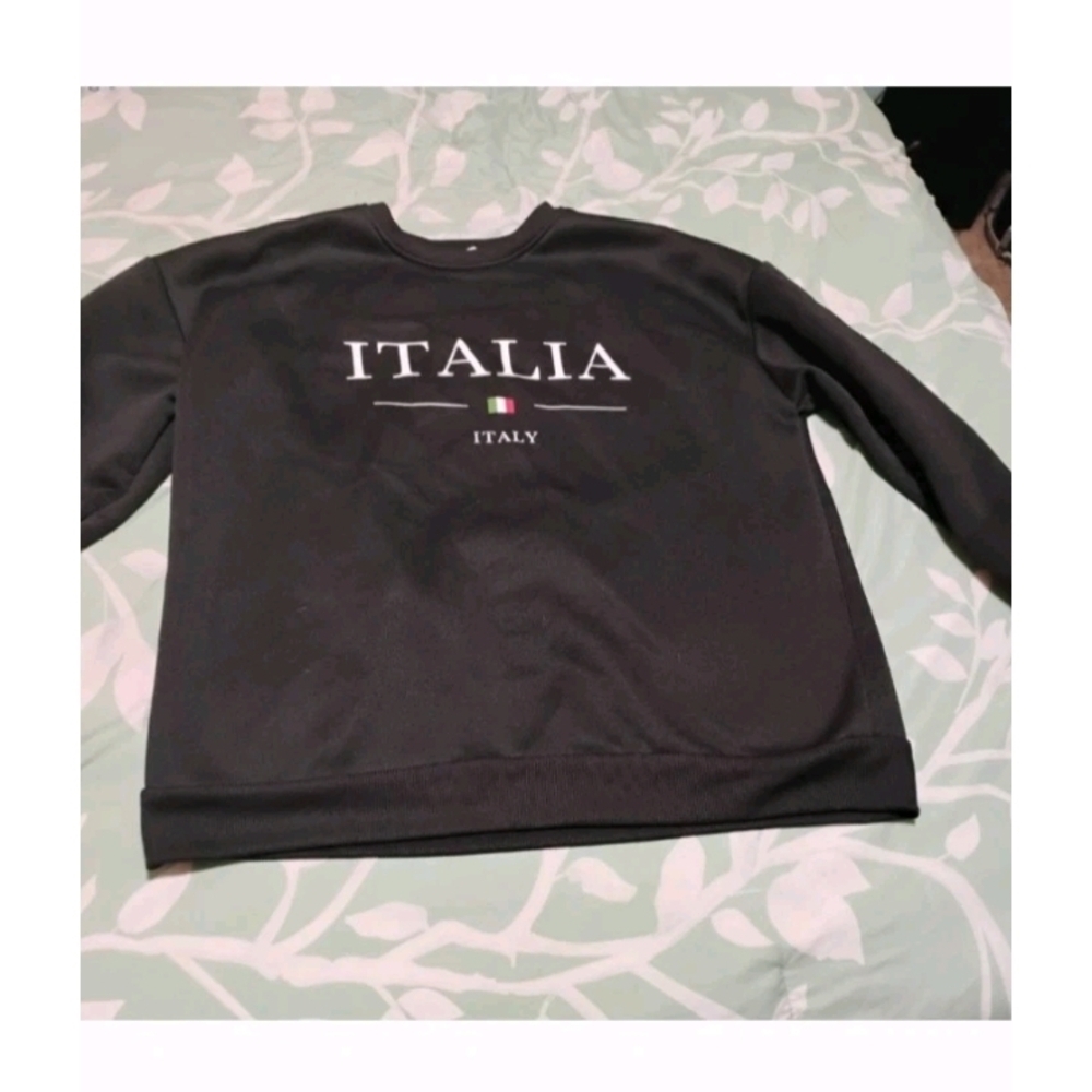 Italina Black Men's Sweatshirt